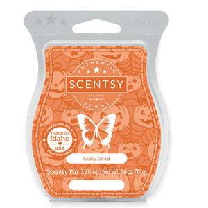 Scentsy Scary Good Wax Bar Retired Halloween Pumpkin Bakery Scent